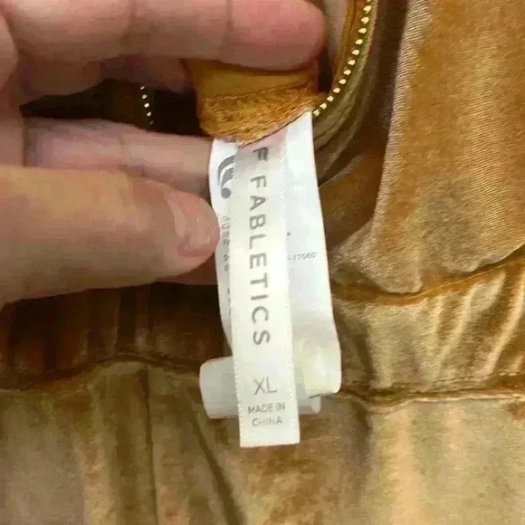 Fabletics velour wide leg onesie - Picture 8 of 9